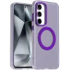 Coque arrière Phonesta HardFrost avec MagSafe pour Samsung Galaxy S25/S24 - Violet mat 0