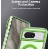 Coque arrière Phonesta HardFrost avec MagSafe pour Google Pixel 8 - Vert mat 7