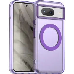 Coque arrière Phonesta HardFrost avec MagSafe pour Google Pixel 8 - Violet mat