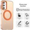 Coque arrière Phonesta HardFrost avec MagSafe pour Samsung Galaxy A15 4G/5G - Orange mat 4