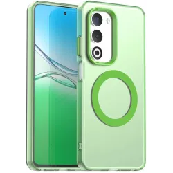 Coque arrière Phonesta HardFrost avec MagSafe pour Oppo A5/A5m - Vert mat