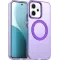 Coque arrière Phonesta HardFrost avec MagSafe pour Oppo Reno14 - Violet mat