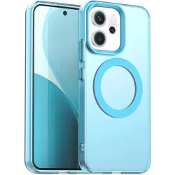 Coque arrière Phonesta HardFrost avec MagSafe pour Oppo Reno14 F/FS - Bleu mat