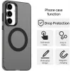 Coque arrière Phonesta HardFrost avec MagSafe pour Samsung Galaxy S25 FE - Noir mat 5