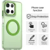 Coque arrière Phonesta HardFrost avec MagSafe pour Motorola Moto G56 - Vert mat 5
