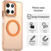 Coque arrière Phonesta HardFrost avec MagSafe pour Motorola Moto G56 - Orange mat 5