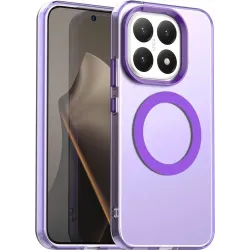 Coque arrière Phonesta HardFrost avec MagSafe pour Xiaomi 15T - Violet mat