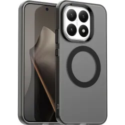 Coque arrière Phonesta HardFrost avec MagSafe pour Xiaomi 15T - Noir mat