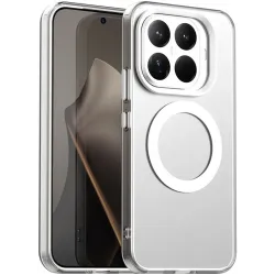 Coque arrière Phonesta HardFrost avec MagSafe pour Xiaomi 15T Pro - Blanc mat