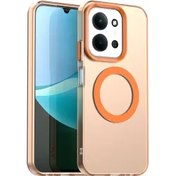 Coque arrière Phonesta HardFrost avec MagSafe pour Xiaomi Redmi 15C / Xiaomi Poco C85 - Orange mat