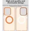 Coque arrière Phonesta HardFrost avec MagSafe pour Xiaomi Redmi 15C / Xiaomi Poco C85 - Orange mat 2