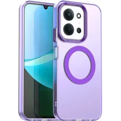 Coque arrière Phonesta HardFrost avec MagSafe pour Xiaomi Redmi 15C / Xiaomi Poco C85 - Violet mat