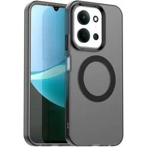 Coque arrière Phonesta HardFrost avec MagSafe pour Xiaomi Redmi 15C / Xiaomi Poco C85 - Noir mat