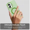 Coque arrière Phonesta HardFrost avec MagSafe pour HONOR 400 - Vert mat 3