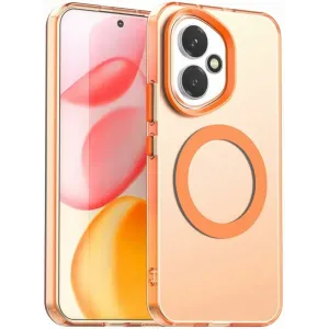 Coque arrière Phonesta HardFrost avec MagSafe pour HONOR 400 - Orange mat