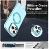 Coque arrière Phonesta HardFrost avec MagSafe pour HONOR 400 Lite - Bleu mat 6