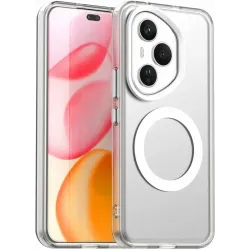 Coque arrière Phonesta HardFrost avec MagSafe pour HONOR 400 Pro - Blanc mat