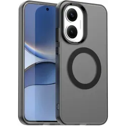 Coque arrière Phonesta HardFrost avec MagSafe pour Xiaomi Poco F7 - Noir mat