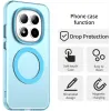Coque arrière Phonesta HardFrost avec MagSafe pour Xiaomi Redmi Note 15 Pro 5G - Bleu mat 4