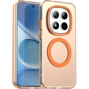 Coque arrière Phonesta HardFrost avec MagSafe pour Xiaomi Redmi Note 15 Pro 5G - Orange mat