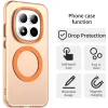 Coque arrière Phonesta HardFrost avec MagSafe pour Xiaomi Redmi Note 15 Pro 5G - Orange mat 5