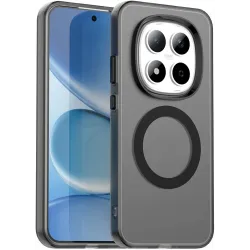 Coque arrière Phonesta HardFrost avec MagSafe pour Xiaomi Redmi Note 15 Pro 5G - Noir mat