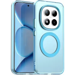 Coque arrière Phonesta HardFrost avec MagSafe pour Xiaomi Redmi Note 15 Pro Plus / Xiaomi Poco M8 Pro - Bleu mat
