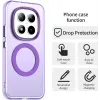 Coque arrière Phonesta HardFrost avec MagSafe pour Xiaomi Redmi Note 15 Pro Plus / Xiaomi Poco M8 Pro - Violet mat 4