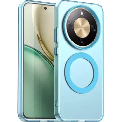 Coque arrière Phonesta HardFrost avec MagSafe pour HONOR Magic8 Lite - Bleu mat