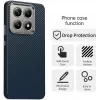 Coque arrière Phonesta IMD Carbon Fiber pour Xiaomi 14T - Bleu foncé 1
