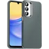 Coque arrière Phonesta IMD Carbon Fiber pour Samsung Galaxy A16 - Gris 0
