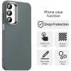 Coque arrière Phonesta IMD Carbon Fiber pour Samsung Galaxy A16 - Gris 1