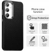 Coque arrière Phonesta IMD Carbon Fiber pour Samsung Galaxy S24 FE - Noir 2