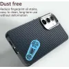 Coque arrière Phonesta IMD Carbon Fiber pour Samsung Galaxy S25 Plus/S24 Plus - Bleu foncé 4