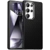 Coque arrière Phonesta IMD Carbon Fiber pour Samsung Galaxy S25 Ultra - Noir