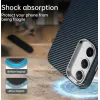 Coque arrière Phonesta IMD Carbon Fiber pour Samsung Galaxy S25/S24 - Bleu foncé 2