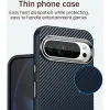 Coque arrière Phonesta IMD Carbon Fiber pour Google Pixel 9 / 9 Pro - Bleu foncé 5