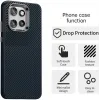 Coque arrière Phonesta IMD Carbon Fiber pour Motorola Edge 60 Neo/Edge 50 Neo / ThinkPhone 25 - Bleu foncé 2
