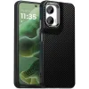 Coque arrière Phonesta IMD Carbon Fiber pour Motorola Moto G35 - Noir