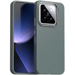 Coque arrière Phonesta IMD Carbon Fiber pour Xiaomi 15 - Gris