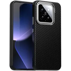 Coque arrière Phonesta IMD Carbon Fiber pour Xiaomi 15 - Noir