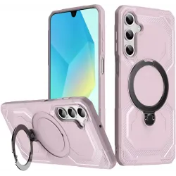 Coque arrière Phonesta IronLock anneau et MagSafe pour Samsung Galaxy A17/A16/A26 - Rose