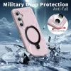 Coque arrière Phonesta IronLock anneau et MagSafe pour Samsung Galaxy A17/A16/A26 - Rose 3