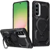 Coque arrière Phonesta IronLock anneau et MagSafe pour Samsung Galaxy A36/A56 - Noir 0