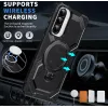 Coque arrière Phonesta IronLock anneau et MagSafe pour Samsung Galaxy A36/A56 - Noir 1