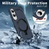 Coque arrière Phonesta IronLock anneau et MagSafe pour Samsung Galaxy S25 Edge - Bleu 2