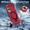 Coque arrière Phonesta IronLock anneau et MagSafe pour Samsung Galaxy S25 Edge - Rouge 3