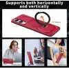 Coque arrière Phonesta IronLock anneau et MagSafe pour Samsung Galaxy S25 Edge - Rouge 6