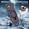 Coque arrière Phonesta IronLock anneau et MagSafe pour Samsung Galaxy S25/S24 - Violet 2