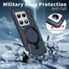 Coque arrière Phonesta IronLock anneau et MagSafe pour Xiaomi 14T - Bleu 2
